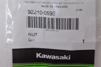 OEM Kawasaki 92210-0593 Nut NOS