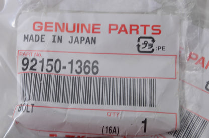 New OEM Kawasaki 92150-1366 Bolt NOS