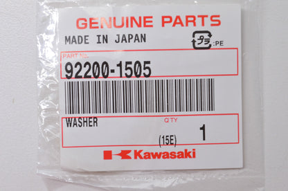 New OEM Kawasaki 92200-1505 Washer NOS