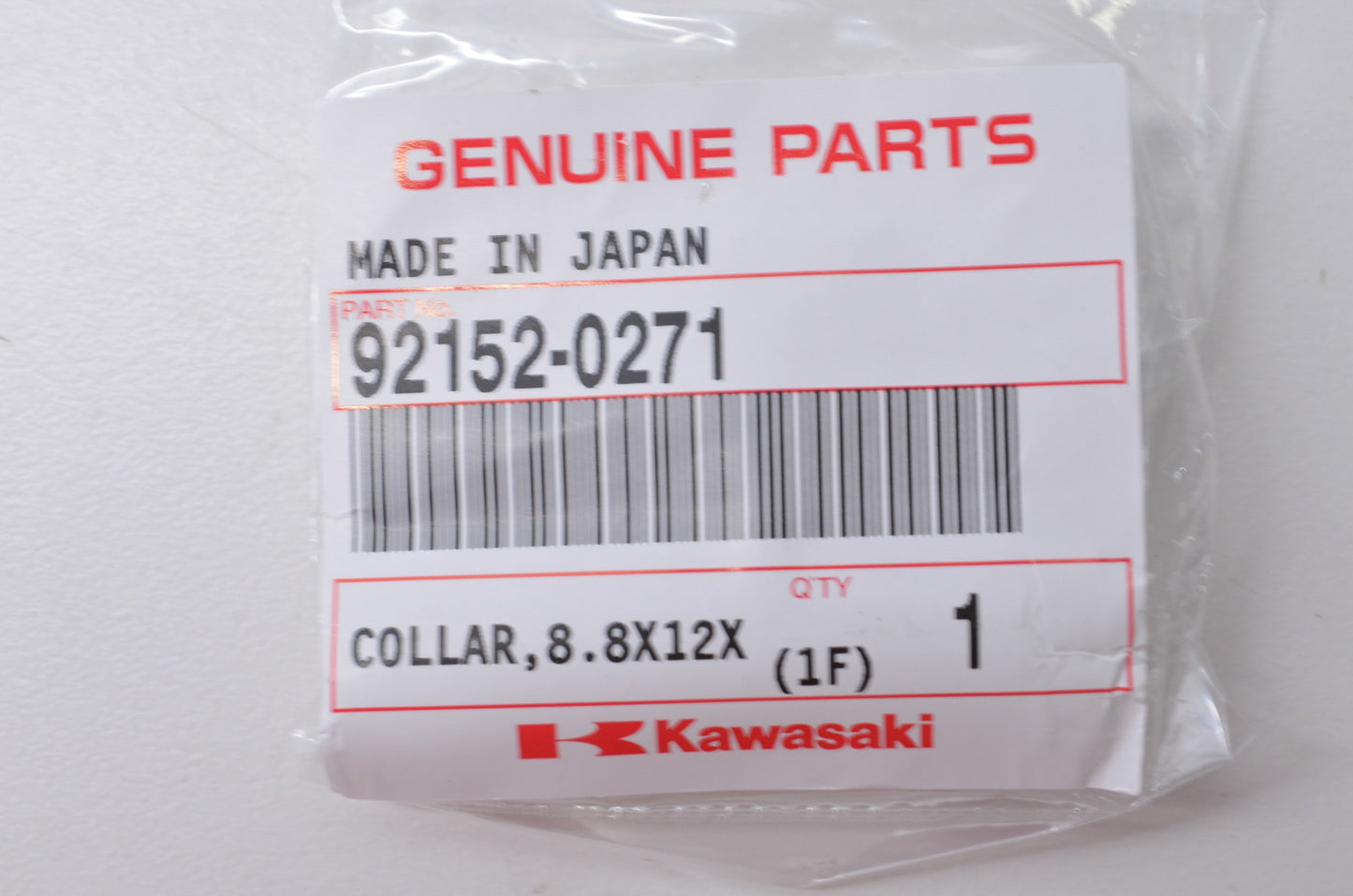 OEM Kawasaki 92152-0271 Collar 8.8x12x46.5 NOS