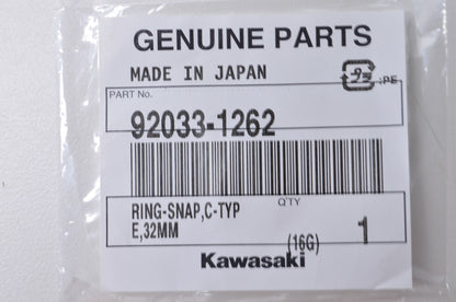 OEM Kawasaki 92033-1262 Snap Ring C-Type 32mm NOS