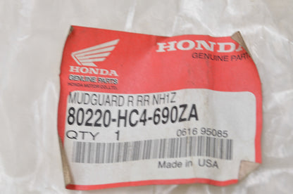 OEM Honda 80220-HC4-690ZA Right Splash Guard NH1 NOS