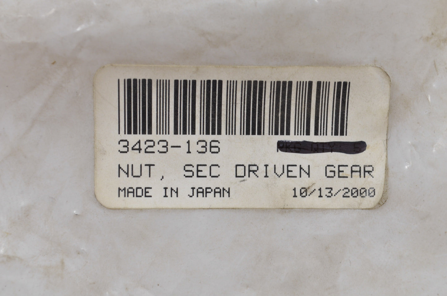 OEM Arctic Cat 3423-136 Nut NOS