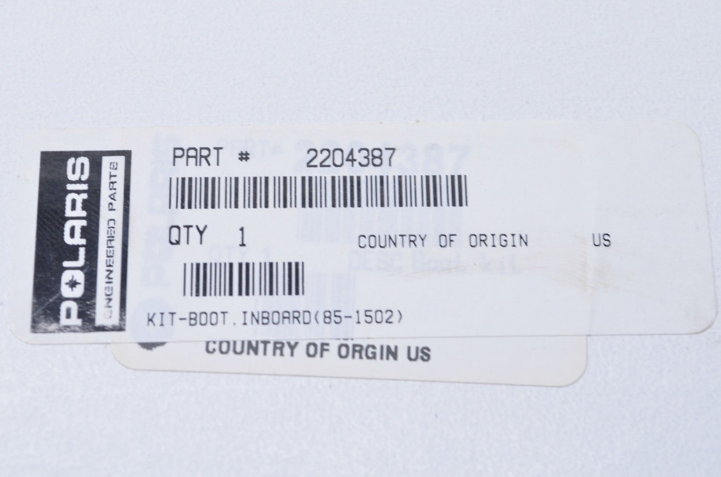 OEM Polaris 2204387 Outer Boot Kit NOS
