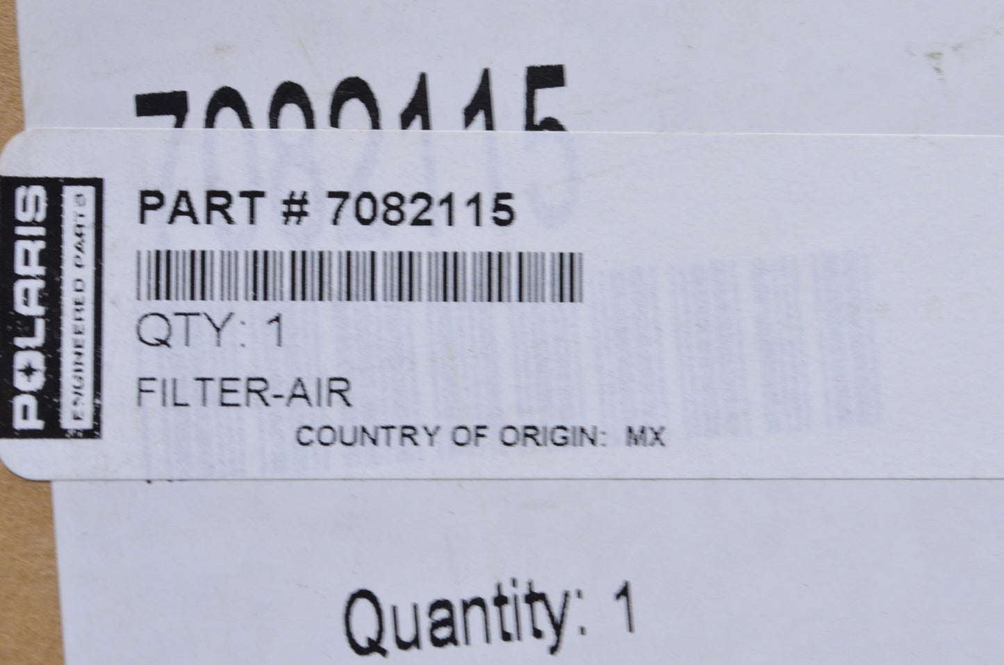New OEM Polaris Air Filter NOS
