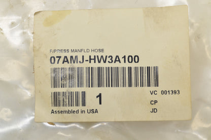 OEM Honda 07AMJ-HW3A100 Fuel Pressure Manifold Hose NOS