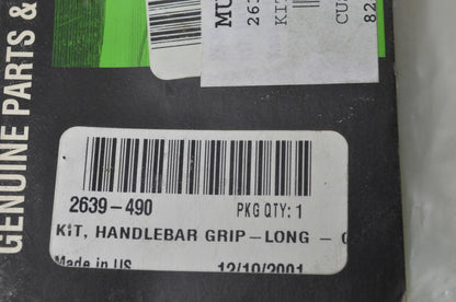 New OEM Arctic Cat Green Long Handlebar Grip Kit NOS
