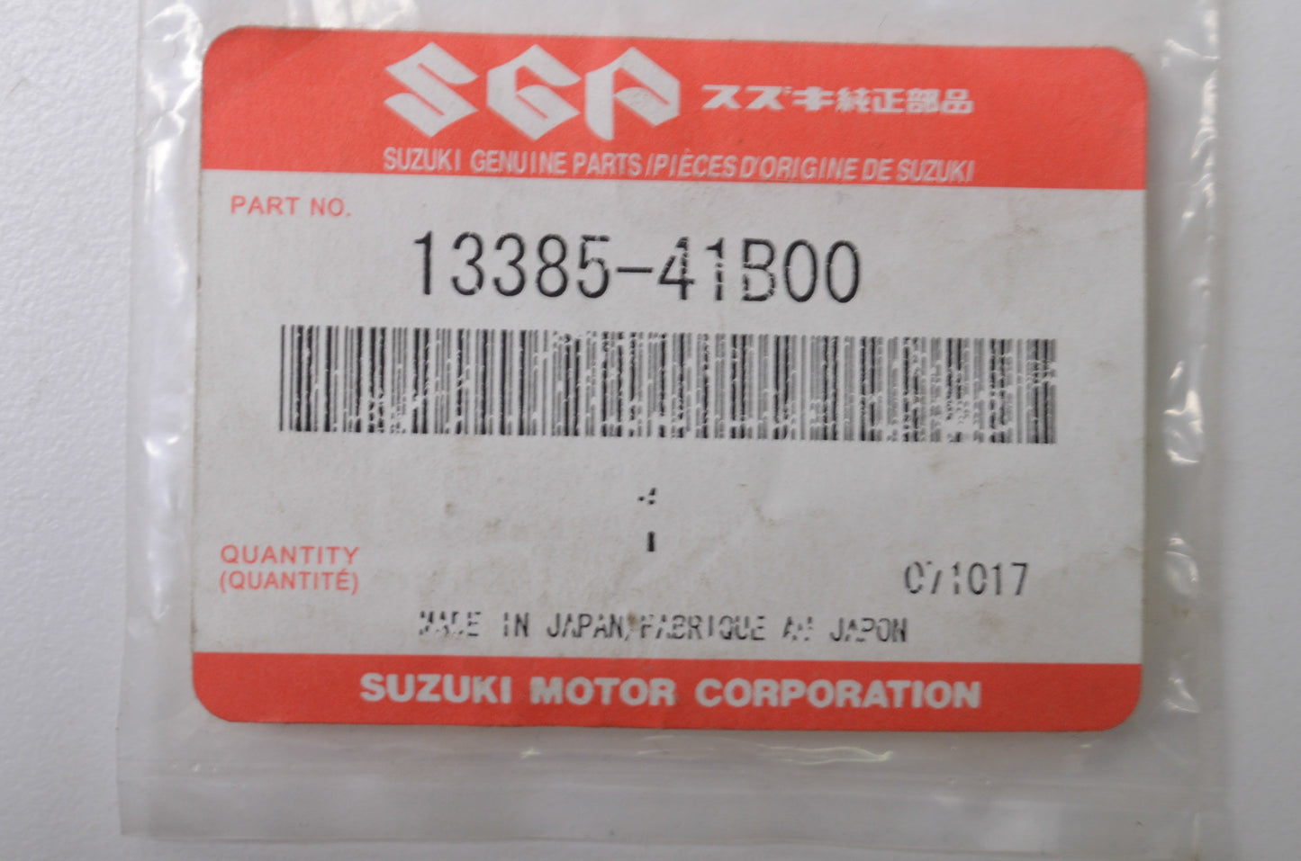 New OEM Suzuki 13385-41B00 Bleeder Pipe NOS
