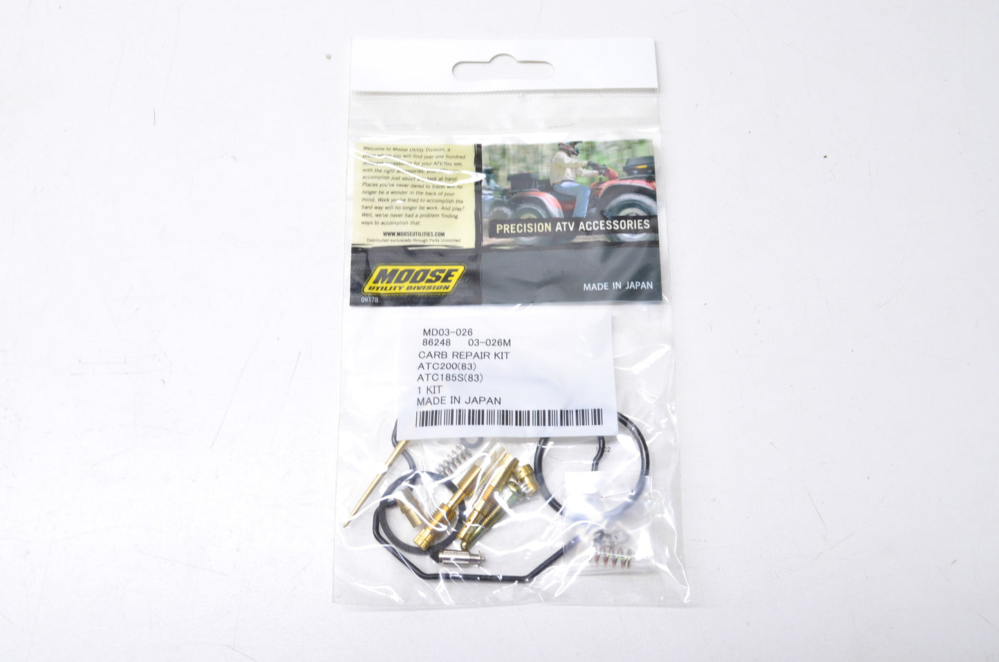 New OEM Moose Carburetor Rebuild Kit NOS