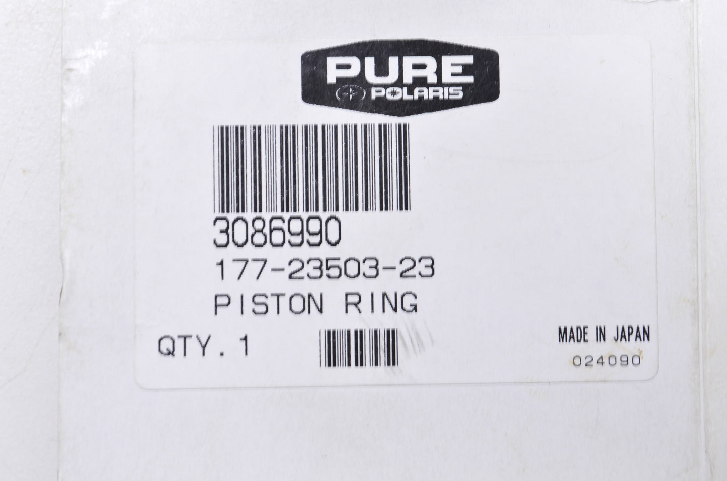 OEM Polaris 3086990 Piston Ring .020"/.50MM O/S NOS