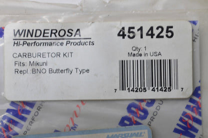 Winderosa 451425 Winderosa 451425 Mikuni Carburetor Kit NOS NOS
