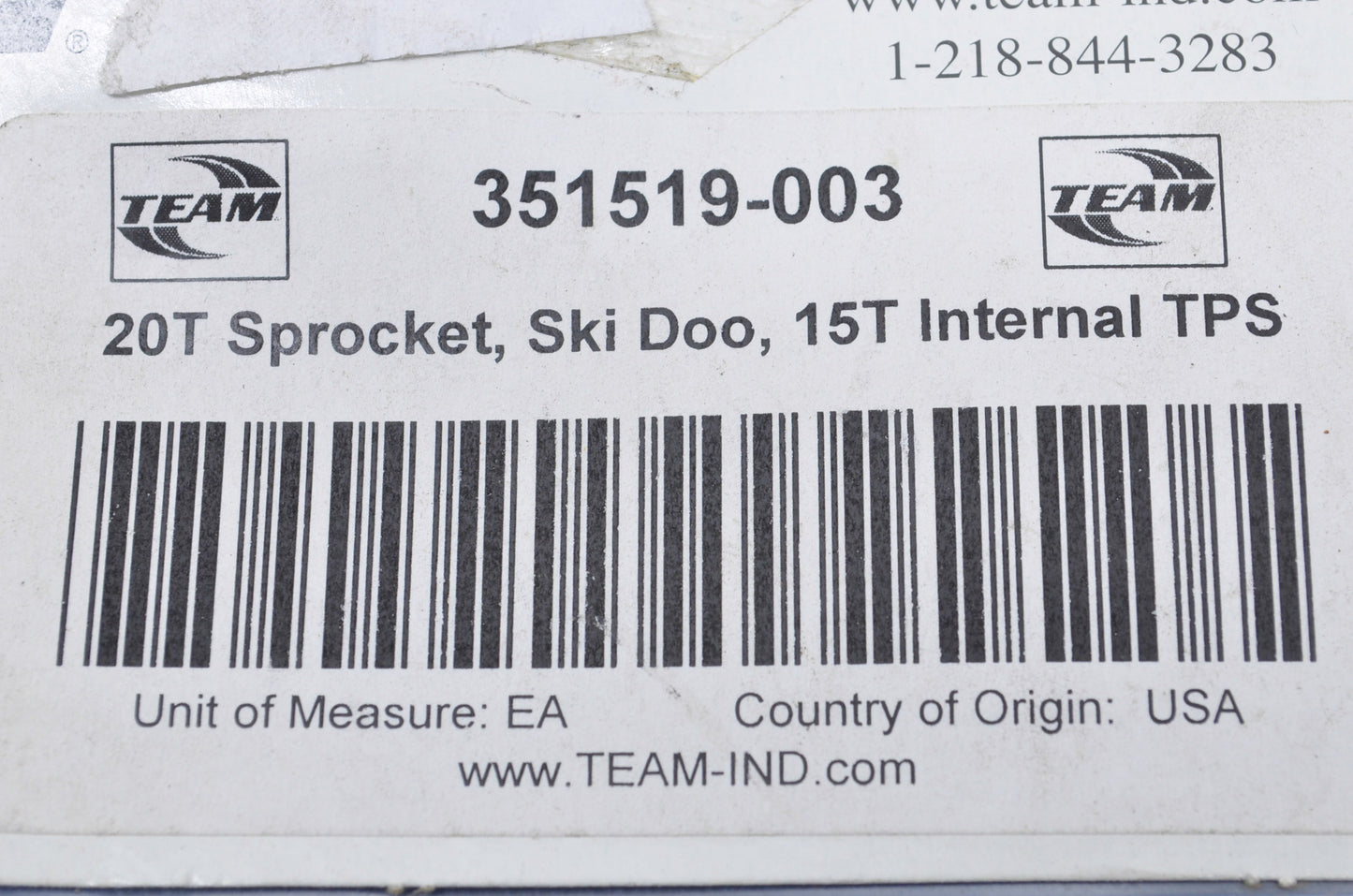 New OEM Team 20 Tooth Sprocket NOS