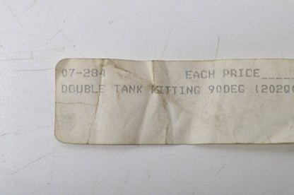 New Kimpex 90 Degree Double Tank Fitting NOS