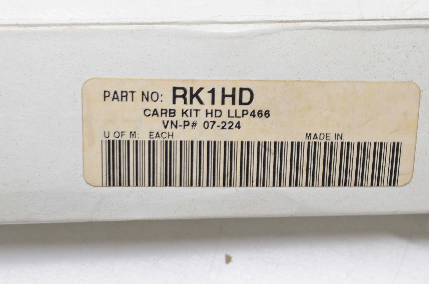Techlit RK1HD Carburetor Kit NOS