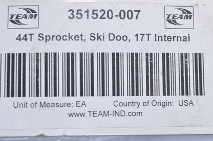 Team 351520-007, 11-4650 44T Wide Bottom Gear NOS