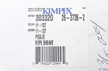 Kimpex 303320, 11-127, 09360004 Starter Pulley NOS