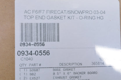 Cometic 0934-0556, C1040 Top End Gasket Kit NOS