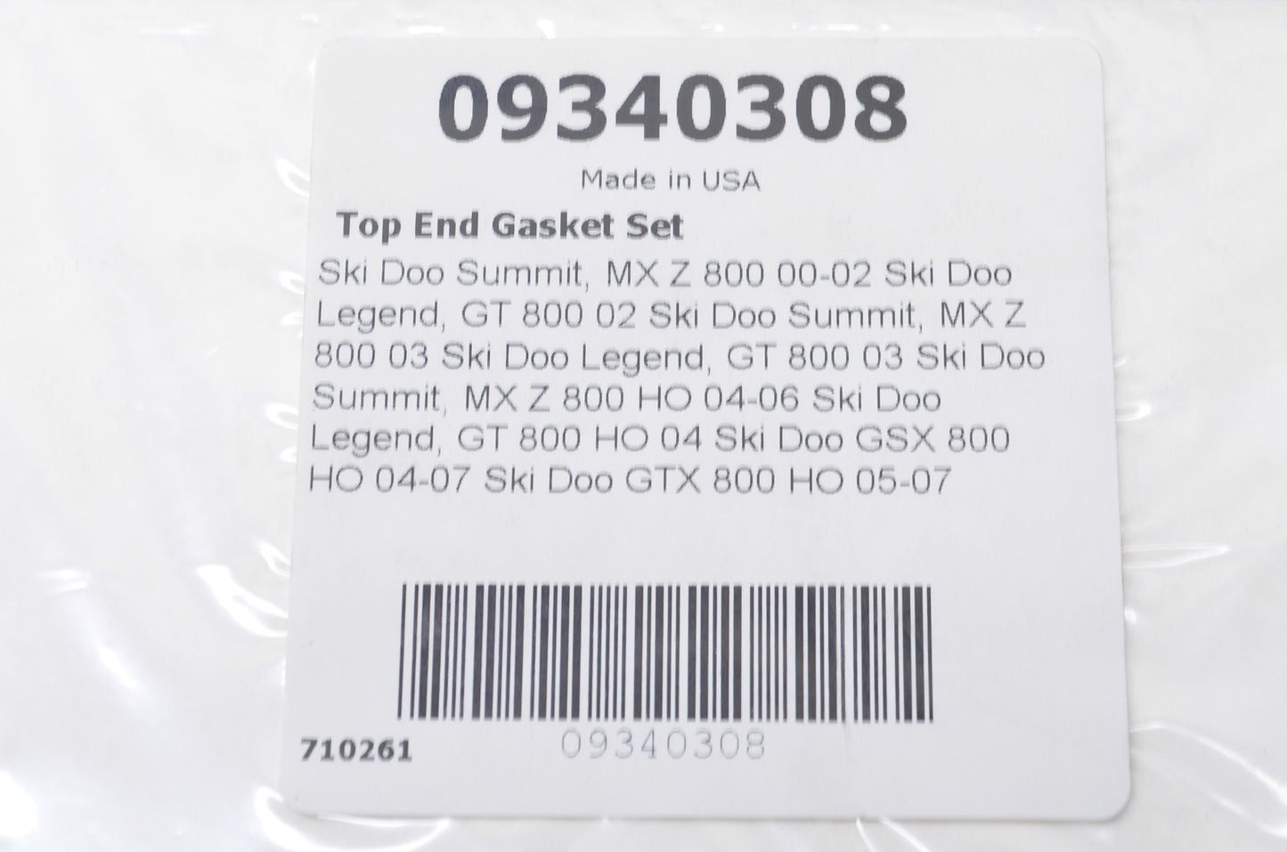 Winderosa 09340308 Top End Gasket Kit NOS