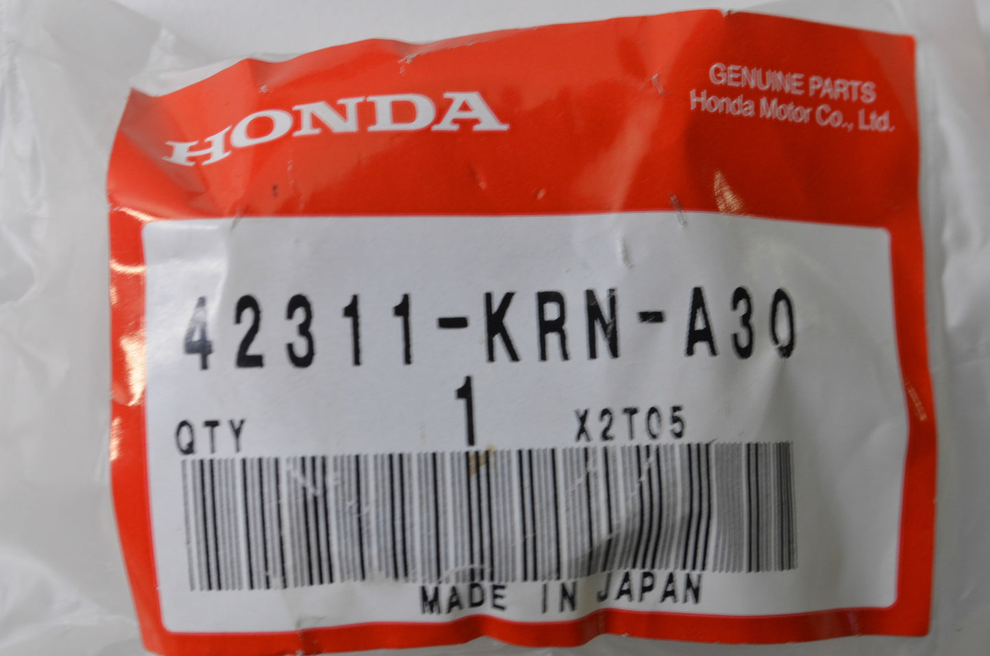 OEM Honda 42311-KRN-A30 Rear wheel Side Collar NOS