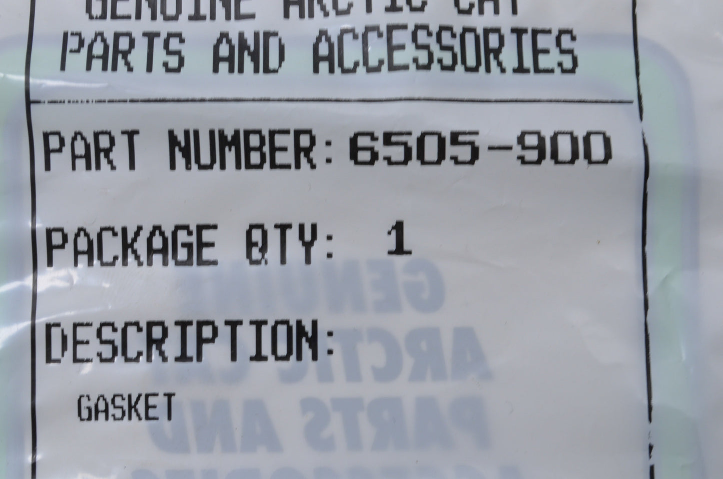 OEM Arctic Cat 6505-900 Gasket NOS