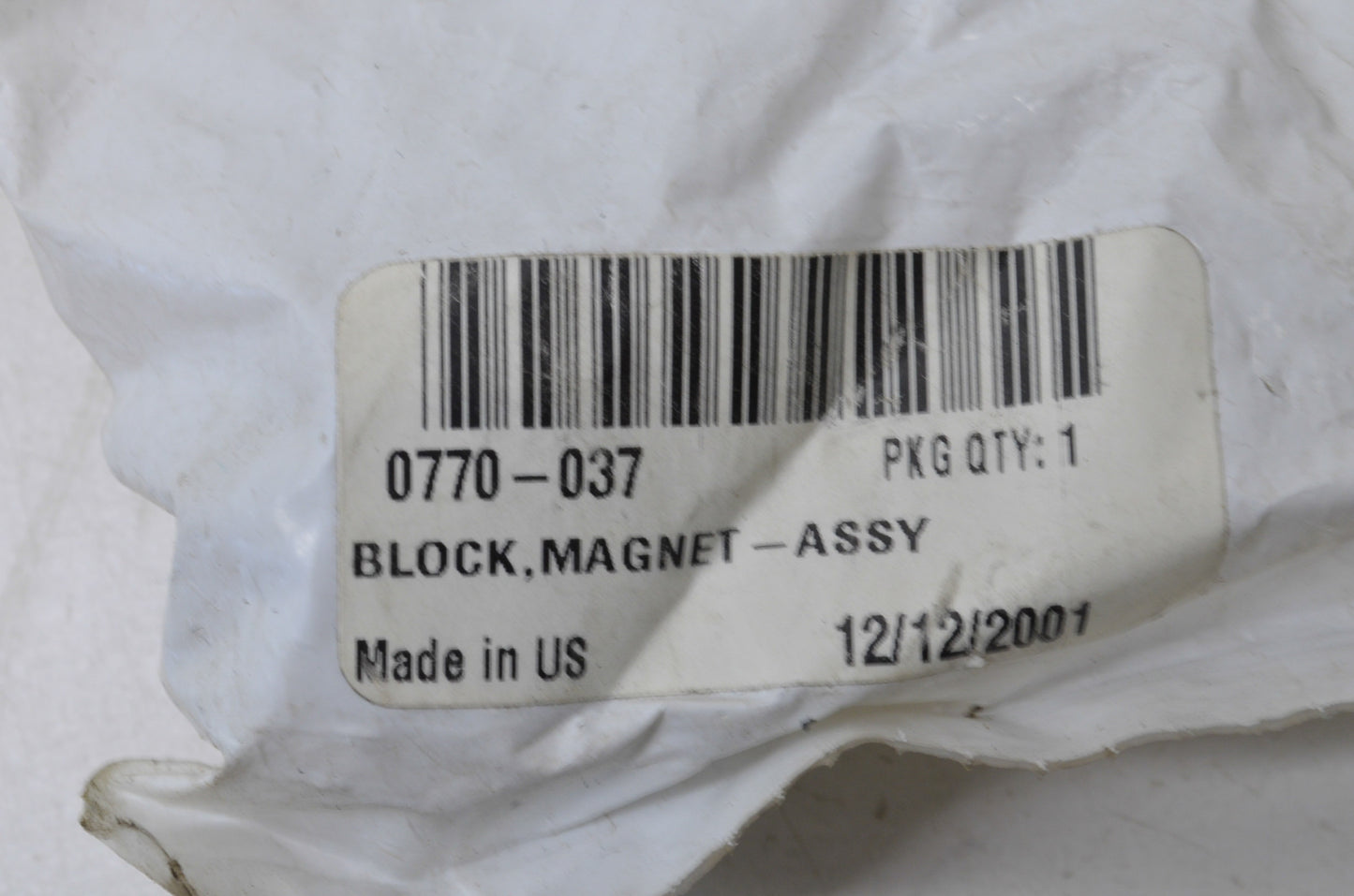OEM Arctic Cat 0770-037 Magnet Block Assembly NOS