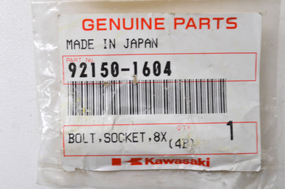 OEM Kawasaki 92150-1604 Socket Bolt 8X30 NOS