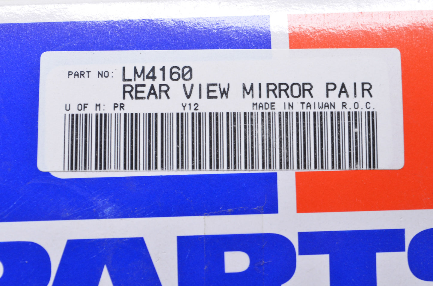 New Parts Unlimited Universal Mirror Kit NOS