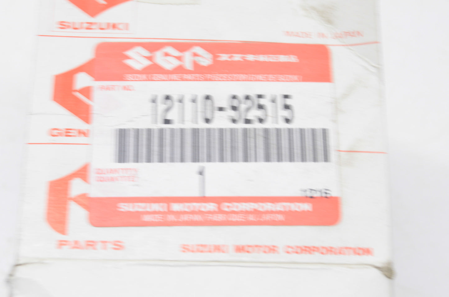 OEM Suzuki 12110-92515 Piston NOS