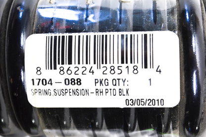 Black Right Hand Suspension Spring NOS