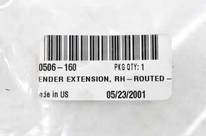 OEM Arctic Cat 0506-160 Black Right Routed Fender Extension NOS