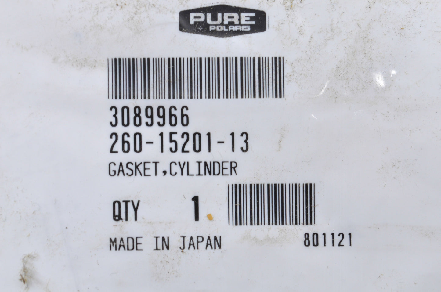 OEM Polaris 3089966 Cylinder Gasket NOS