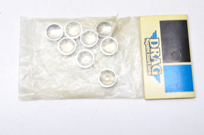 Chrome Snap Cap for #10 & #12 1/4' Screws & Bolts Qty 8 NOS