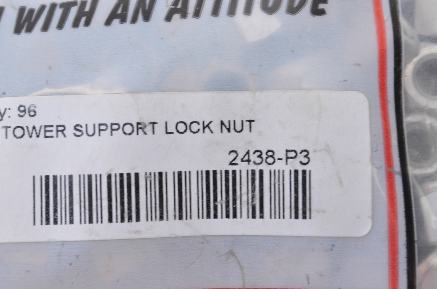Power Tower Support Lock Nut Qty 96 NOS