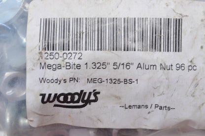 Woody's 1250-0272 Mega-Bite Aluminum Nut 1.325' 5/16' NOS