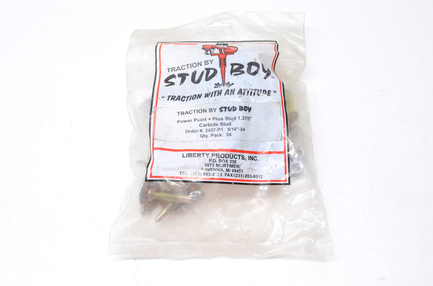 New Stud Boy Power Point + Plus Stud 1.375' QTY 24 NOS