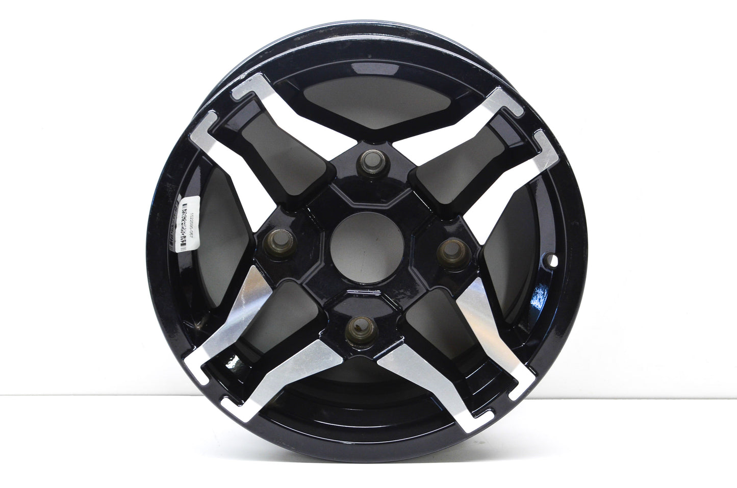 OEM Polaris 1522595-067 Black/Silver Wheel Rim NOS
