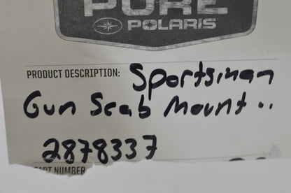 New OEM Polaris 2878337 Sportsman Gun Scabbard Mount NOS