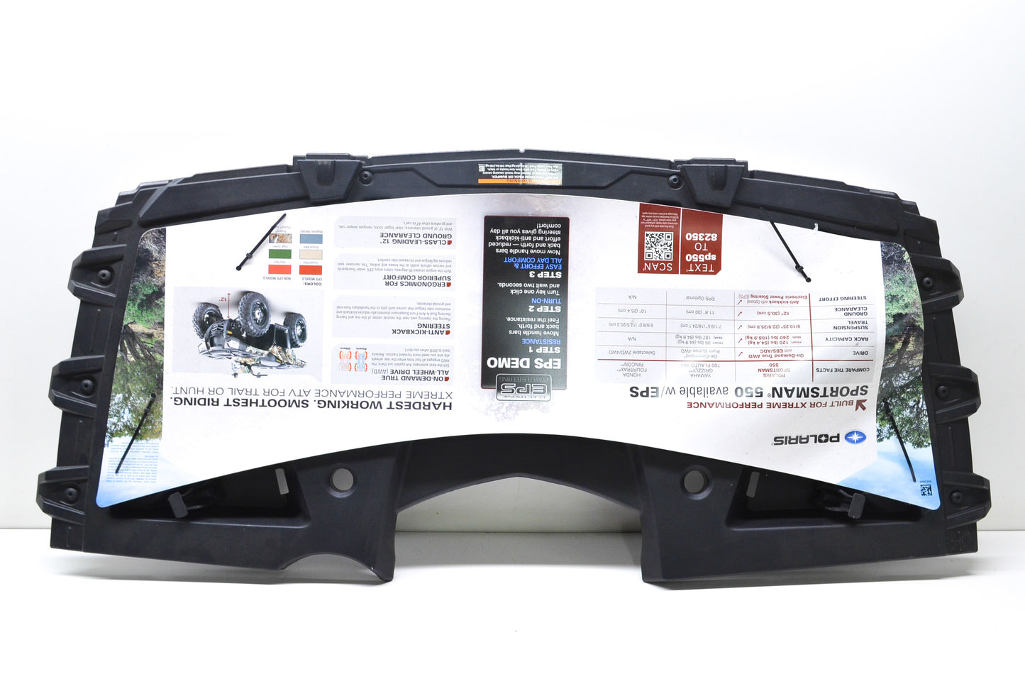 New OEM Polaris Black Front Rack NOS