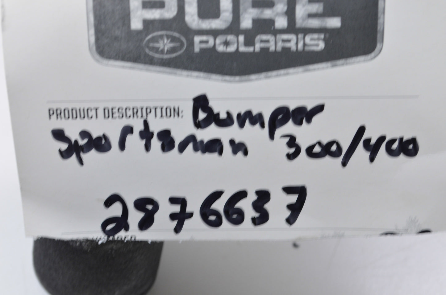 New OEM Polaris Black Front Brush Guard Kit NOS