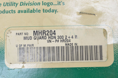 Moose Racing MHR204 Mud Guard Kit NOS