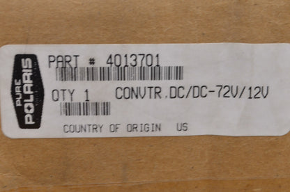 OEM Polaris 4013701 GEM Converter 72V/12V NOS