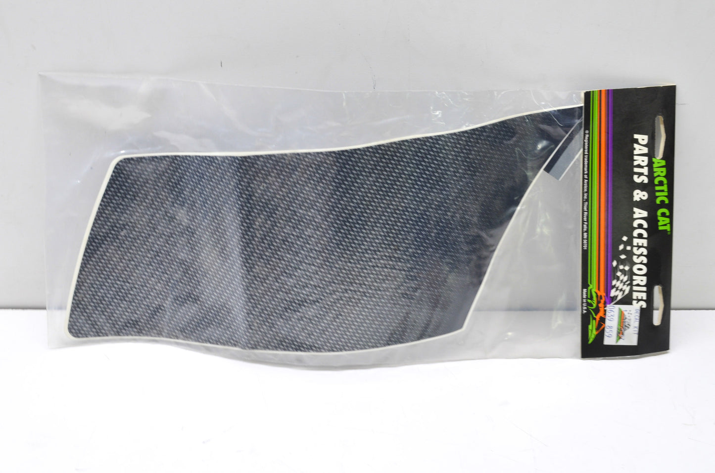 New OEM Arctic Cat Black/Silver Hood Decal Kit NOS