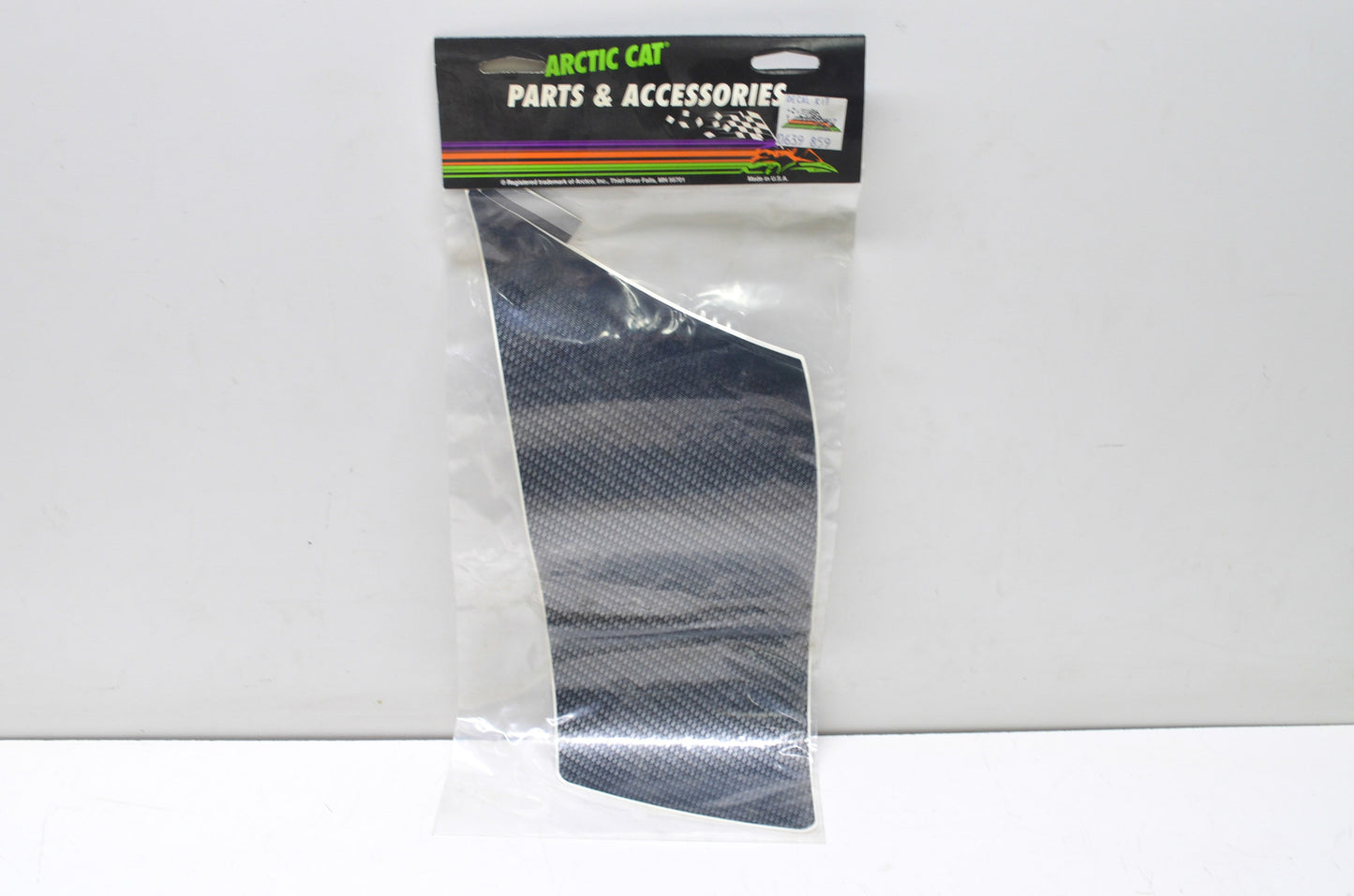 New OEM Arctic Cat Black/Silver Hood Decal Kit NOS