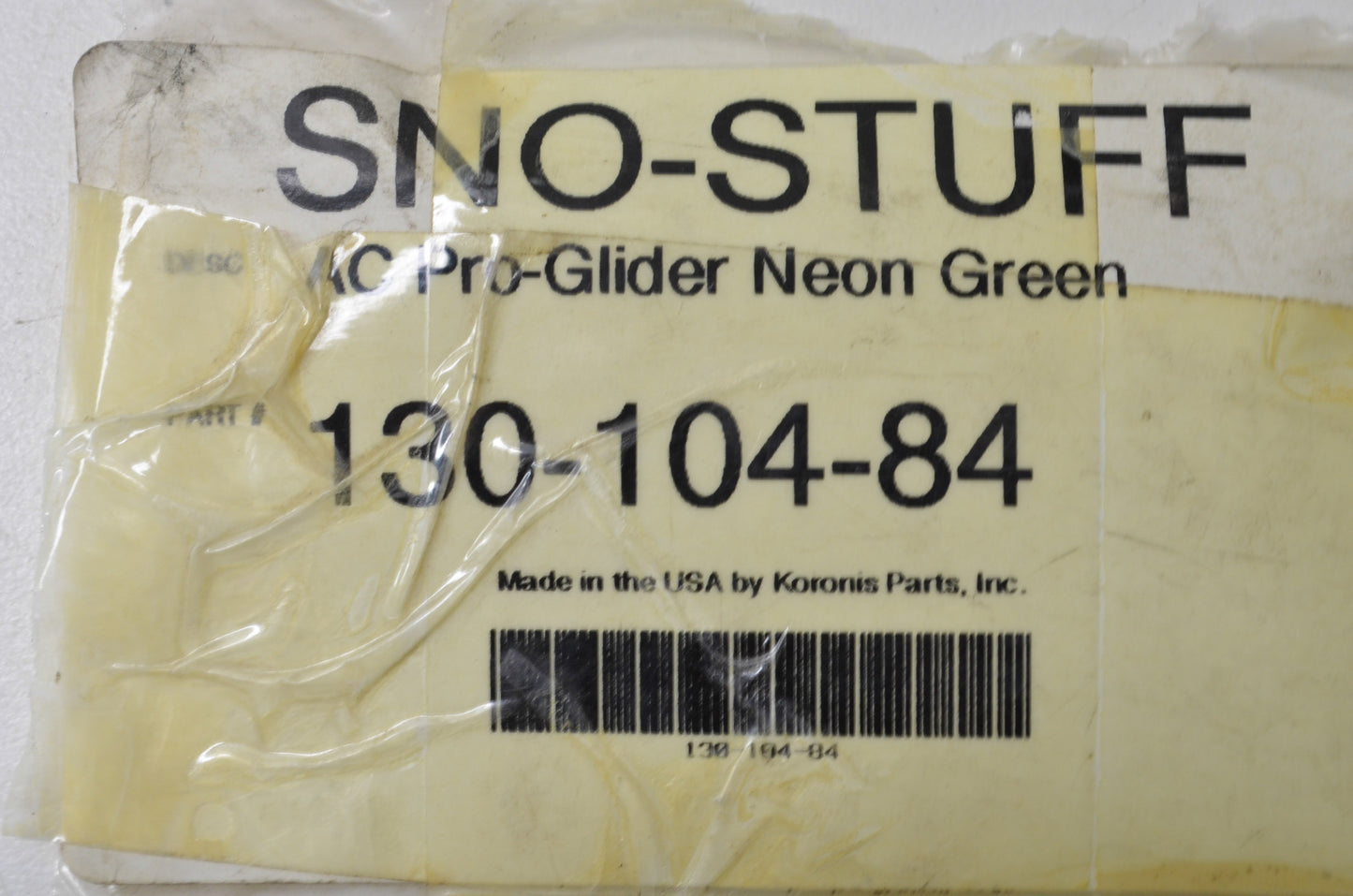 Sno-Stuff 130-104-84 Arctic Cat Wildcat Pro Glider Hardware NOS