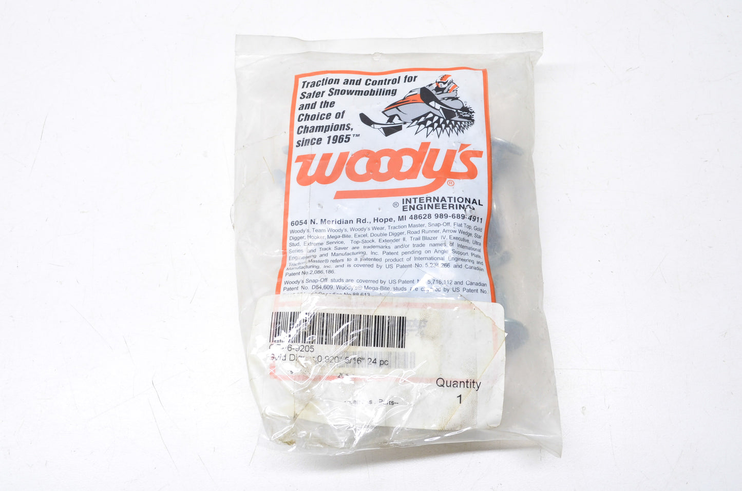 Track Stud 0.920' 5/16 22 Piece Kit (Incomplete) NOS