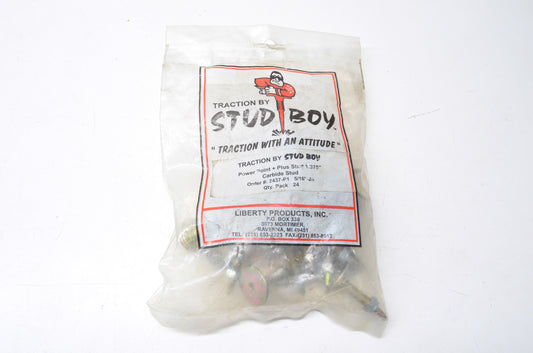 New Stud Boy PowerPlate & Plus Stud 1.375' 5/16 24 Piece Kit NOS
