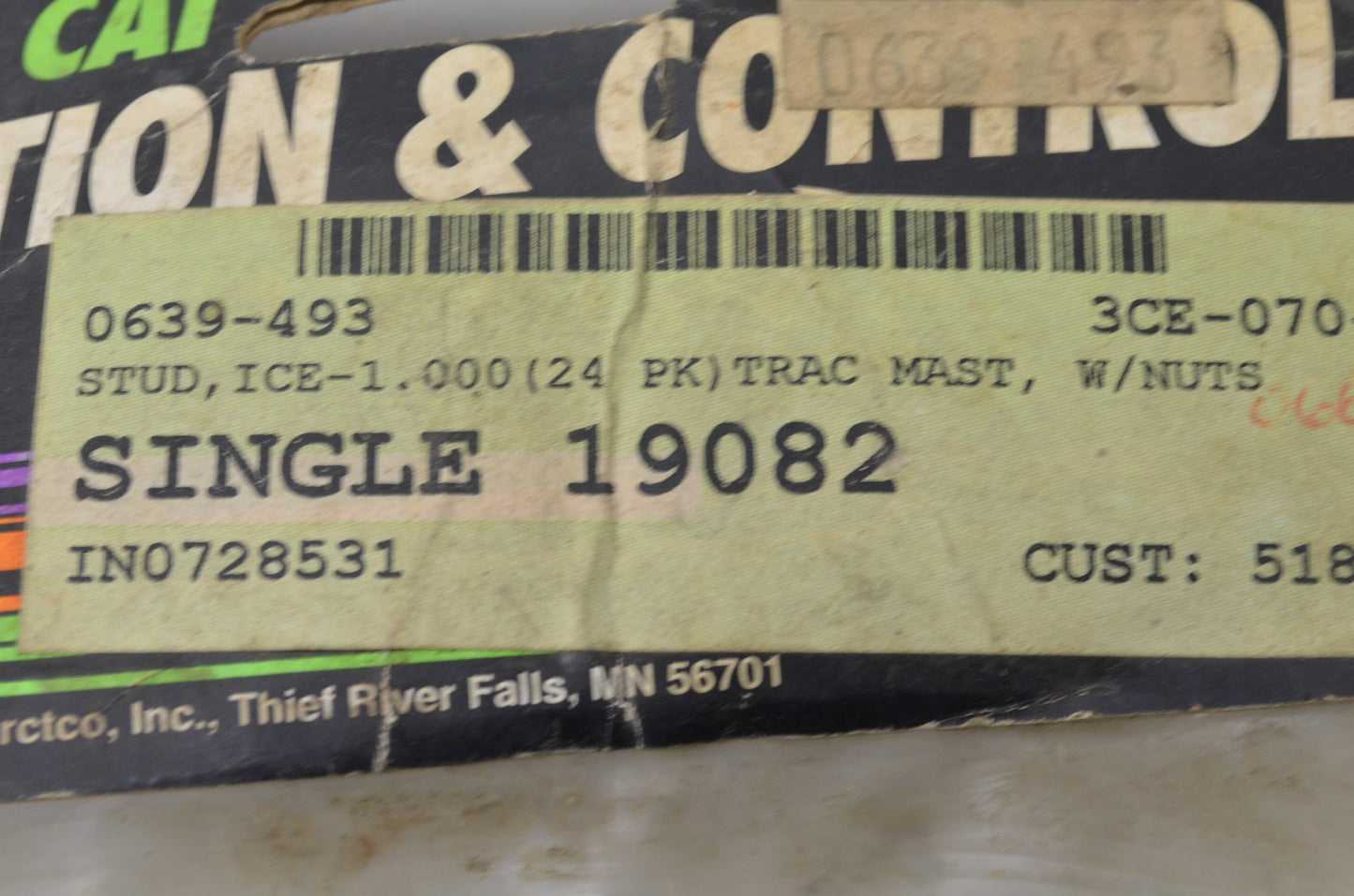 OEM Arctic Cat 0639-493 Track Master Ice Stud & Nut 24 Piece Kit NOS