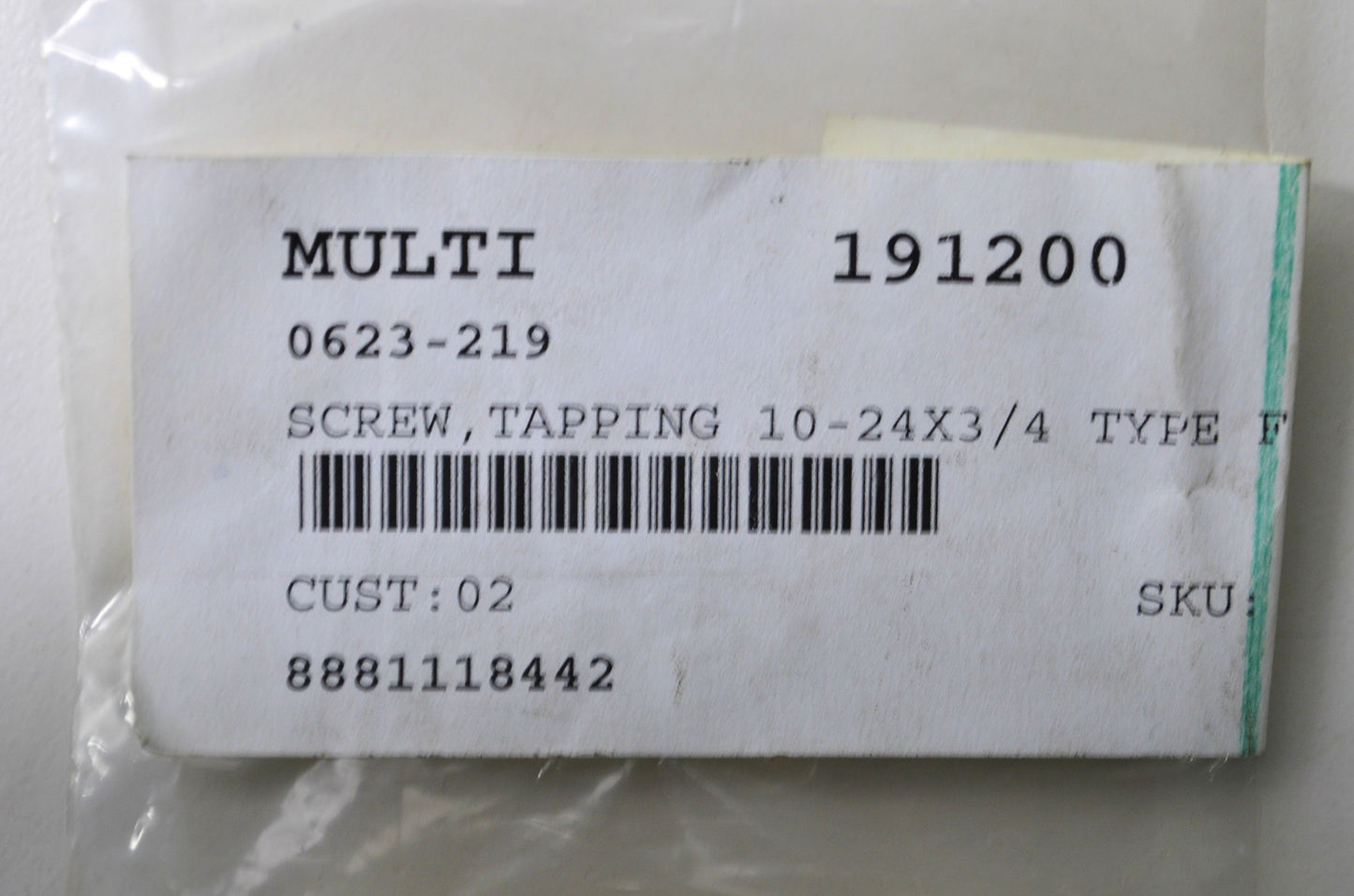 OEM Arctic Cat 0623-219 Tapping Screw QTY 2 NOS