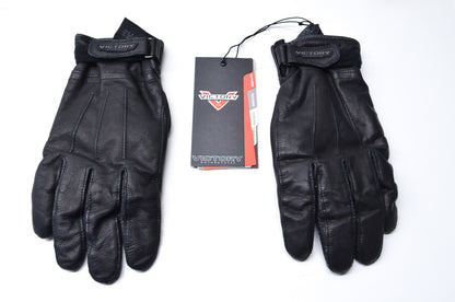 OEM Victory 286322706 Mens Large Black Leather Classic Gloves NOS