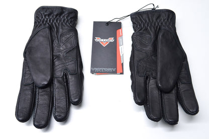 OEM Victory 286322706 Mens Large Black Leather Classic Gloves NOS